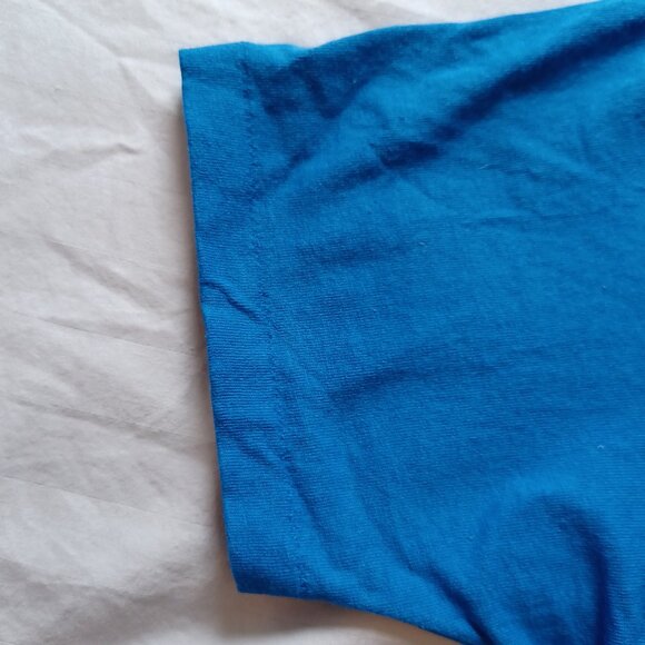 Vintage 1980s Miller MLB Baseball New York Mets Blue Puff Print T-Shirt Large - Picture 5 of 9